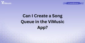 Can I Create a Song Queue in the ViMusic App?